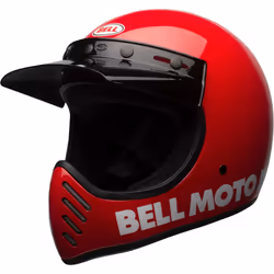 Bell Moto-3 Classic Casque de motocross, rouge, taille XL pour Hommes