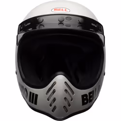 Bell Moto-3 Classic Casque de motocross, blanc, taille L pour Hommes