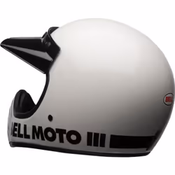 Bell Moto-3 Classic Casque de motocross, blanc, taille XL pour Hommes