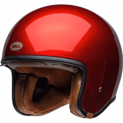 Bell TX-501 Solid Casque jet, rouge, taille S pour Hommes