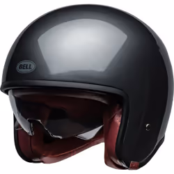 Bell TX-501 Solid Casque jet, noir-gris, taille XL pour Hommes