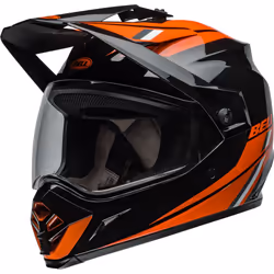 Bell MX-9 Adventure MIPS Alpine Casque de motocross, noir-orange, taille XL pour Hommes