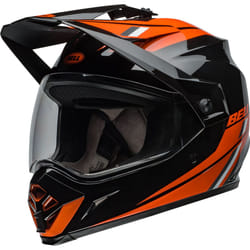 Bell MX-9 Adventure MIPS Alpine Casque de motocross, noir-orange, taille XL pour Hommes