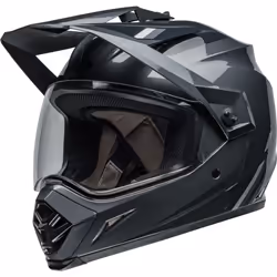 Bell MX-9 Adventure MIPS Alpine Casque de motocross, noir-gris, taille L pour Hommes