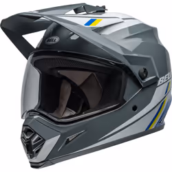 Bell MX-9 Adventure MIPS Alpine Casque de motocross, gris-blanc, taille 2XL pour Hommes
