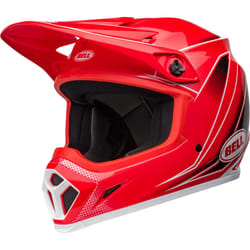 Bell MX-9 Mips Zone Casque de motocross, noir-blanc-rouge, taille L pour Hommes
