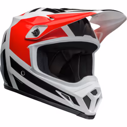 Bell MX-9 MIPS Alter Ego Casque de motocross, noir-blanc-rouge, taille 2XL pour Hommes