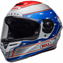Bell Race Star DLX Flex Beaubier 24 Casque, blanc-rouge-bleu, taille S pour Hommes