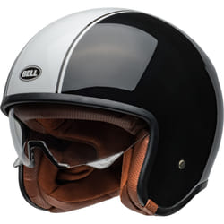 Bell TX-501 Rally Casque jet, noir-blanc, taille XL pour Hommes
