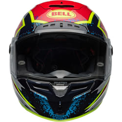 Bell Race Star DLX Flex Xenon Casque, noir-rouge-jaune, taille M pour Hommes
