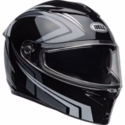 Bell Lithium Jetstream Casque, noir-argent, taille S pour Hommes