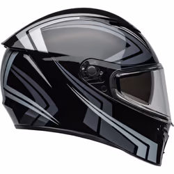 Bell Lithium Jetstream Casque, noir-argent, taille L pour Hommes