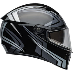 Bell Lithium Jetstream Casque, noir-argent, taille L pour Hommes