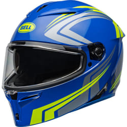 Bell Lithium Jetstream Casque, bleu-jaune, taille M pour Hommes