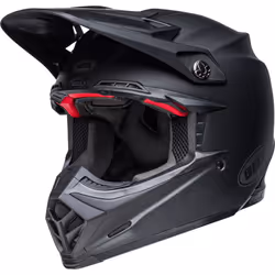 Bell Moto-9s Flex Solid Casque de motocross, noir, taille L pour Hommes