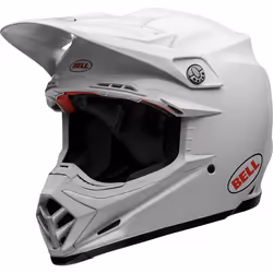 Bell Moto-9s Flex Solid Casque de motocross, blanc, taille XL pour Hommes
