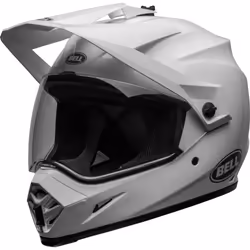 Bell MX-9 Adventure MIPS Solid Casque de motocross, blanc, taille L pour Hommes