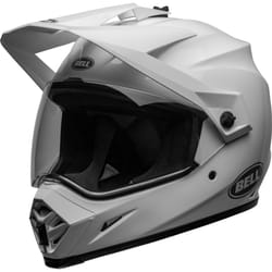 Bell MX-9 Adventure MIPS Solid Casque de motocross, blanc, taille L pour Hommes