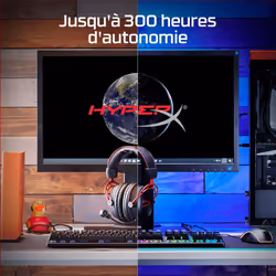 HyperX Casque gaming sans fil Cloud Alpha (noir-rouge) - Vue supplémentaire 5