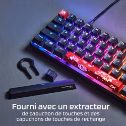 HyperX Alloy Origins 65 - Clavier mécanique pour gaming - HX Red (qwerty US) - Vue supplémentaire 13