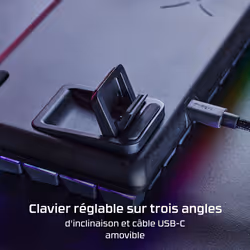 HyperX Alloy Origins 65 - Clavier mécanique pour gaming - HX Red (qwerty US) - Vue supplémentaire 7