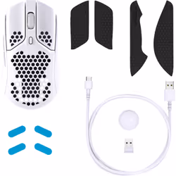 HyperX Pulsefire Haste - Souris sans fil pour gaming (blanche) - Vue supplémentaire 8