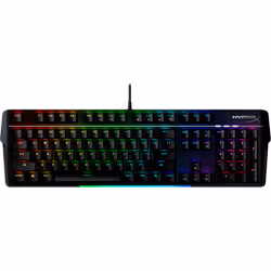 HyperX Alloy MKW100 - Clavier mécanique pour gaming - rouge (qwerty US), Taille réelle (100 %), IrDA, Clavier mécanique, LED  ...