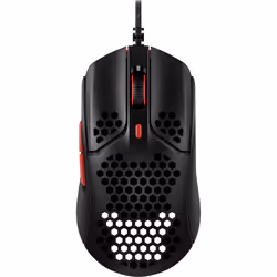 HyperX Pulsefire Haste - Souris pour gaming (noir-rouge), Ambidextre, Optique, USB Type-A, 16000 DPI, Noir, Rouge