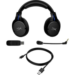 HyperX Cloud Flight - Casque de jeu sans fil (noir-bleu) - PS5-PS4