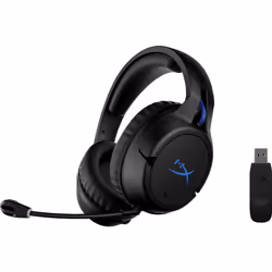 HyperX Cloud Flight - Casque de jeu sans fil (noir-bleu) - PS5-PS4 - Vue supplémentaire 5