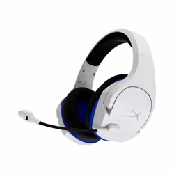 HyperX Core Cloud Plus - Casque pour jeux sans fil (bleu blanc) - PS5 -PS4, Sans fil, Jouer, 10 - 21000 Hz, 244 g, Casque, Bl ...