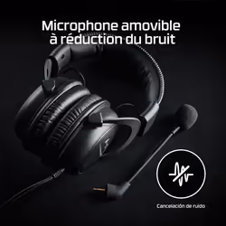 HyperX Casque Cloud II - Jeux (noir rouge) - Vue supplémentaire 5