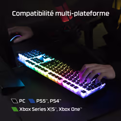 HyperX Alliage origins 60 - Clavier mécanique de jeu - Rouge HX (disposition des États-Unis) - Vue supplémentaire 12