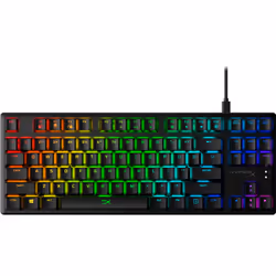 HyperX Alloy Origins Core - Clavier mécanique pour gaming - HX Blue (qwerty US), 80%, USB, Clavier mécanique, LED RGB, Noir