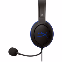 HyperX Casque chat Cloud - PS5PS4 (noir bleu), Avec fil, Bureau/Centre d'appels, 50 - 10000 Hz, 123 g, Casque, Noir, Bleu