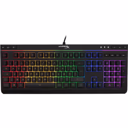 HyperX RGB core en alliage - Clavier de jeu (disposition FR), Taille réelle (100 %), USB, Clavier à membrane, AZERTY, LED RGB ...