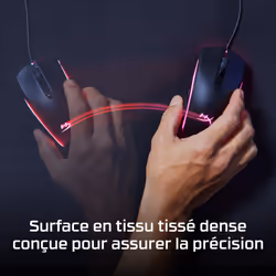 HyperX Tapis Pulsefire – Tapis de souris de gaming – Tissu (M) - Vue supplémentaire 10