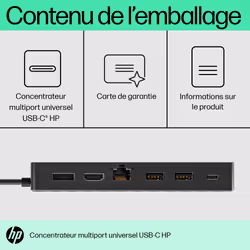 HP Concentrateur multiport USB-C universel - Vue supplémentaire 9
