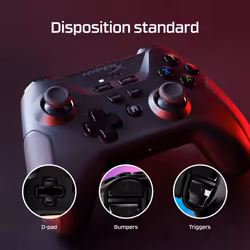 HyperX Clutch - Wireless Gaming Controller (Black) - Mobile, PC - Vue supplémentaire 12