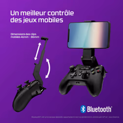 HyperX Clutch - Wireless Gaming Controller (Black) - Mobile, PC - Vue supplémentaire 16