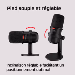 HyperX SoloCast - USB Microphone (White) Blanc Microphone de console de jeu - Vue supplémentaire 12