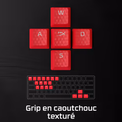 Touches en caoutchouc HyperX - Kit d'accessoires de jeu - Rose (disposition États-Unis) - Vue supplémentaire 8