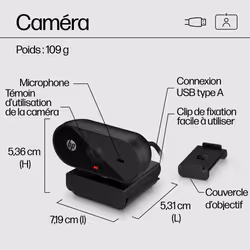 HP Webcam FHD 320 - Vue supplémentaire 10