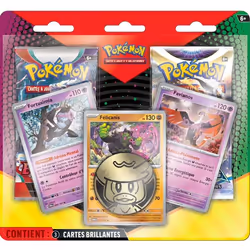 Asmodee Pack 2 booster Pokémon et 3 cartes promo