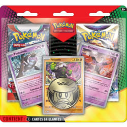 Asmodee Pack 2 booster Pokémon et 3 cartes promo