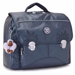 Cartable - KIPLING - Iniko - 40 CM - Mixte - Couleur Admiral Bl Met - Haut de Gamme