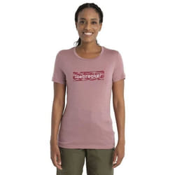 T-shirt Icebreaker Glacial Flow Cristal s Femme - Respirant - Multisport - Running