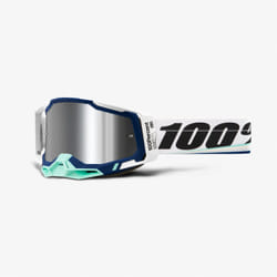 100% Racecraft 2 lunette de sports d'hiver Multicolore Unisexe Argent Verres (plats) cylindriques