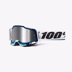 100% Racecraft 2 lunette de sports d'hiver Multicolore Unisexe Argent Verres (plats) cylindriques - Vue supplémentaire 2