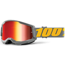 100% Strata 2 Extra Izipizi Lunettes de motocross, gris pour Hommes